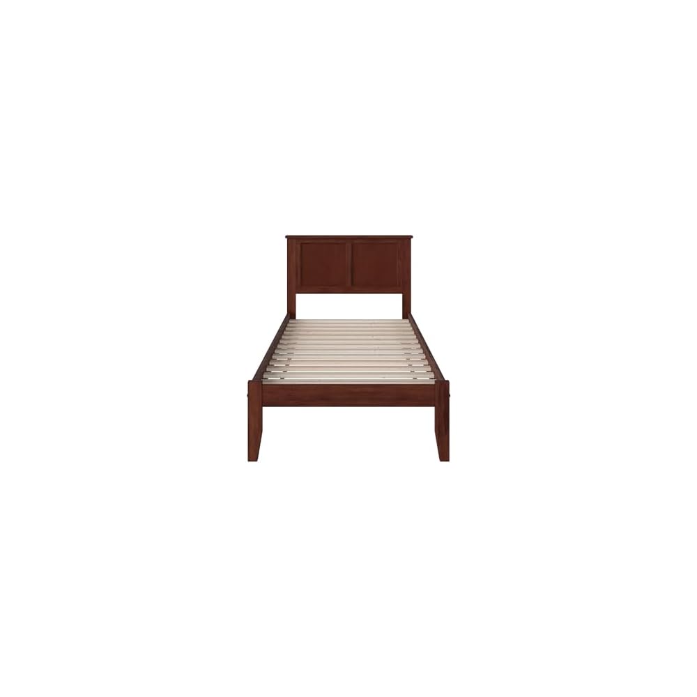 Madison Twin XL Platform Bed, Walnut