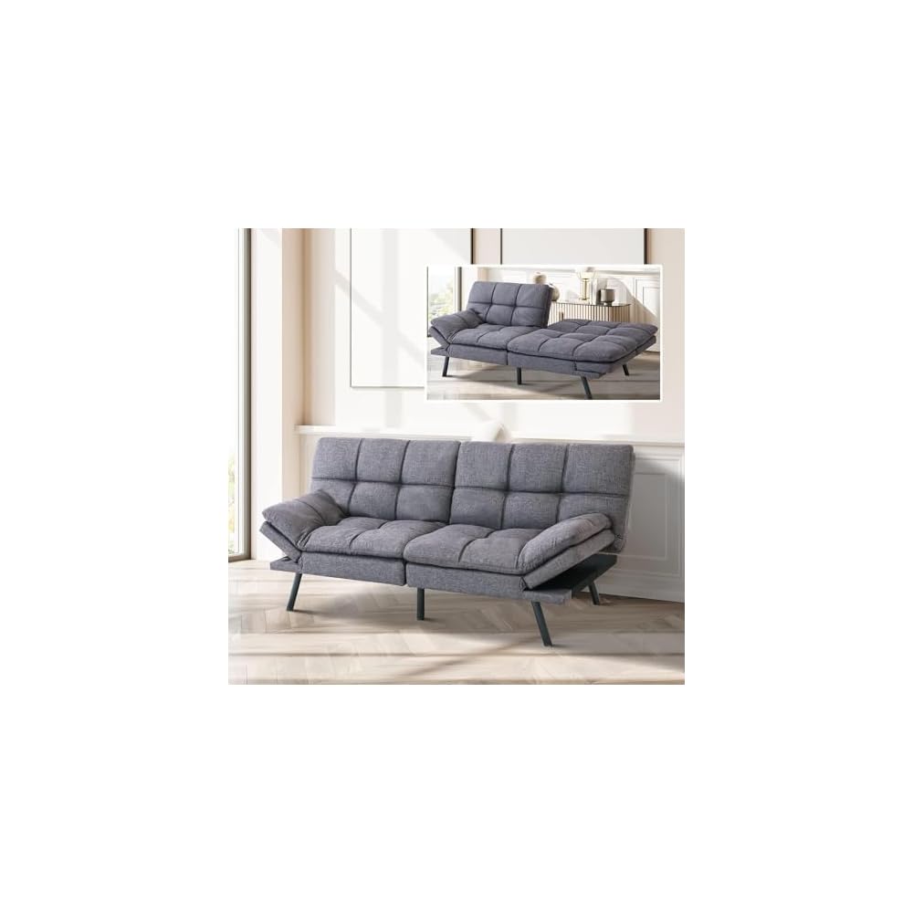 267 Sofabed, 267-grey, 33"D x 71"W x 31.5"H