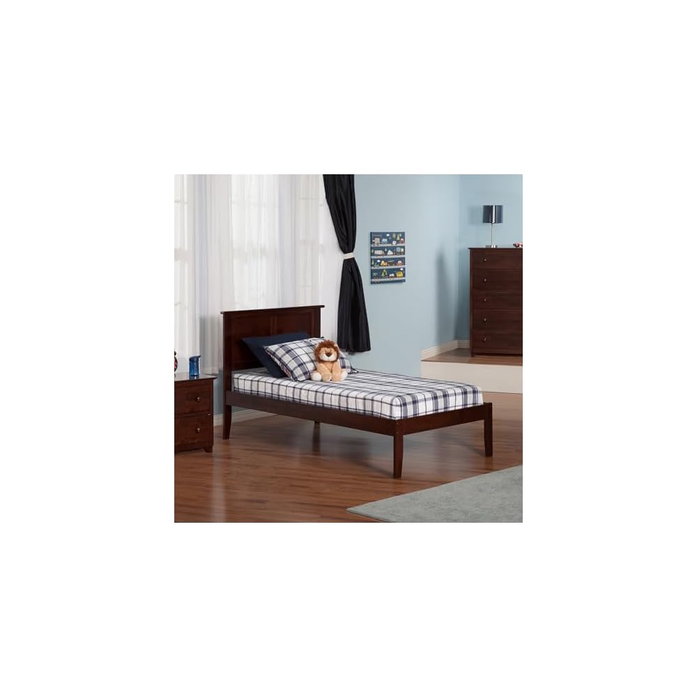 Madison Twin XL Platform Bed, Walnut