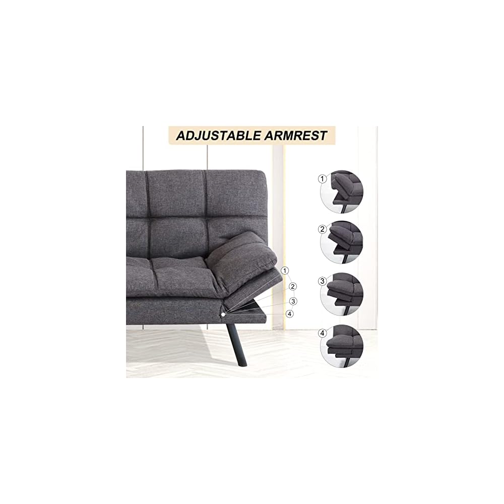 267 Sofabed, 267-grey, 33"D x 71"W x 31.5"H