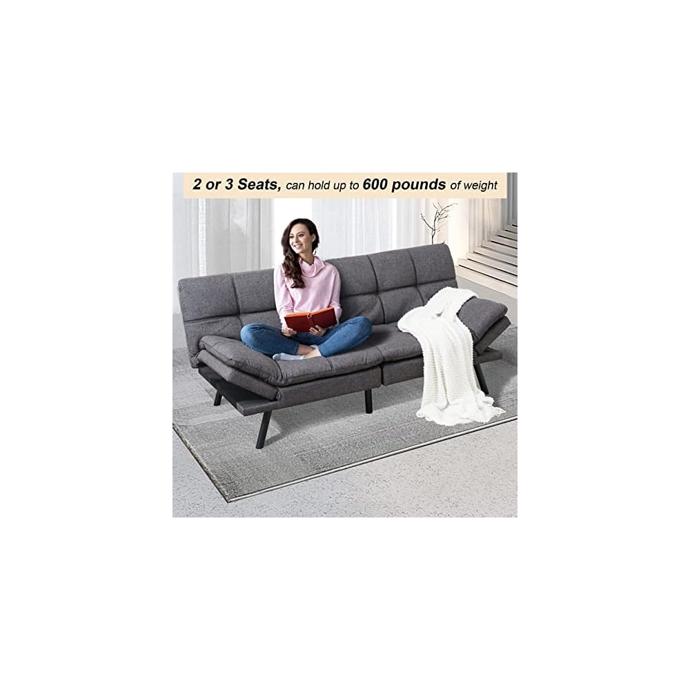 267 Sofabed, 267-grey, 33"D x 71"W x 31.5"H