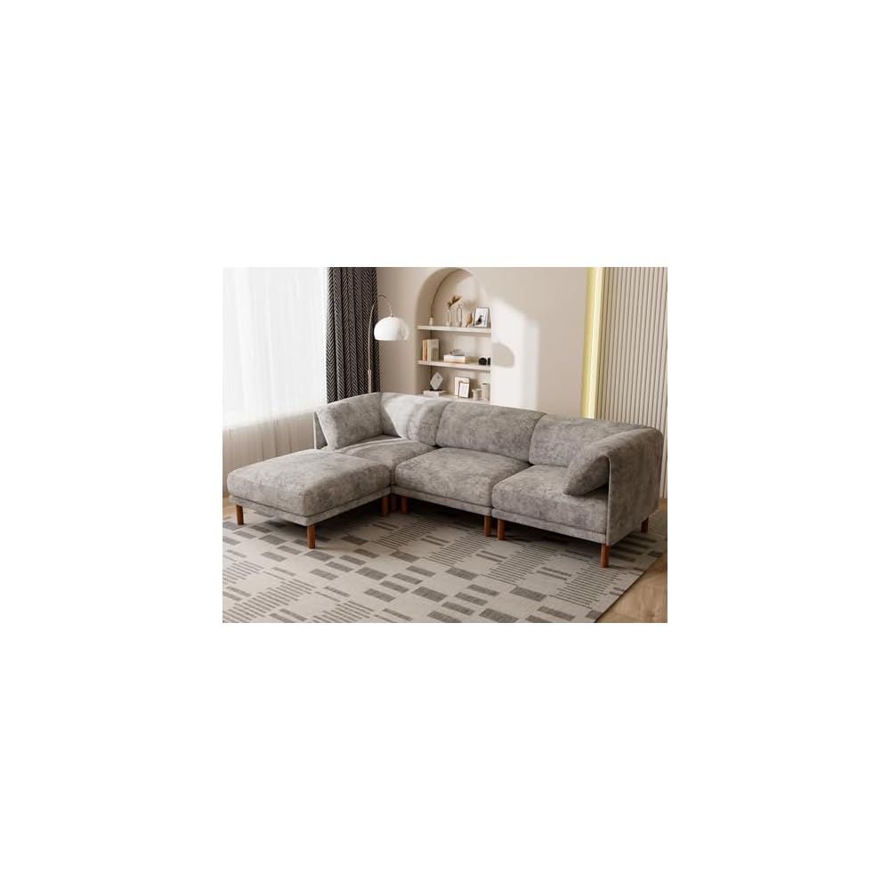 Modular Sectional Cloud Couch, Oversized Large Modern Comfy Sofa