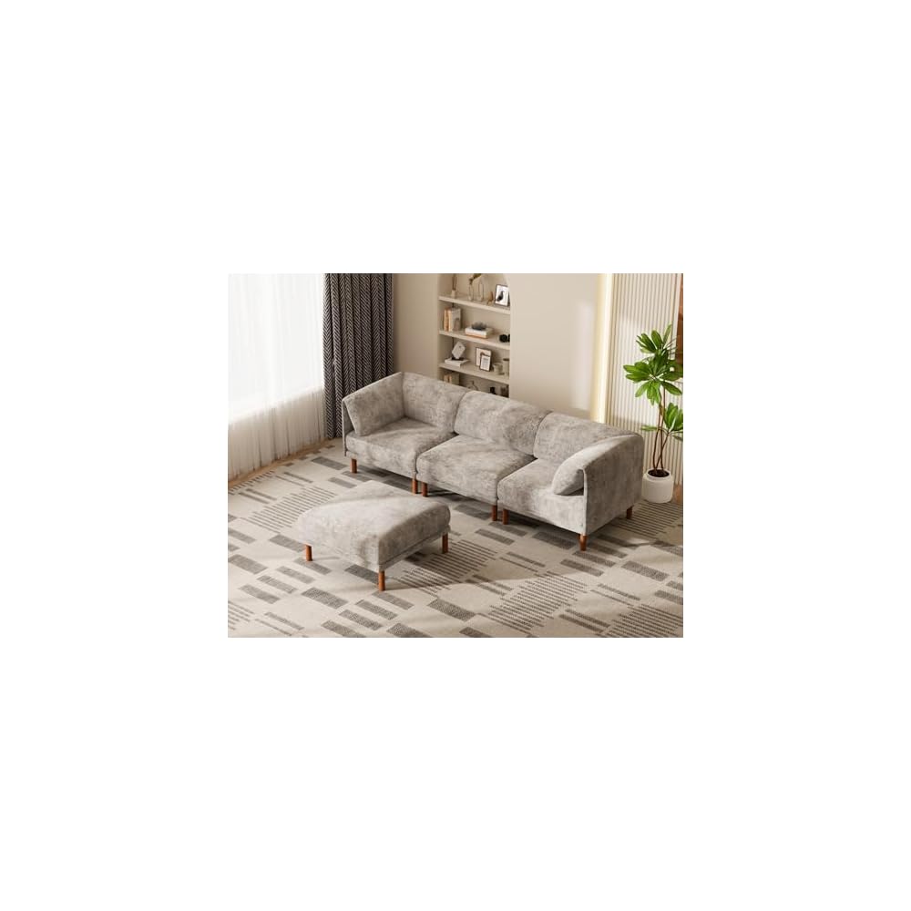 Modular Sectional Cloud Couch, Oversized Large Modern Comfy Sofa