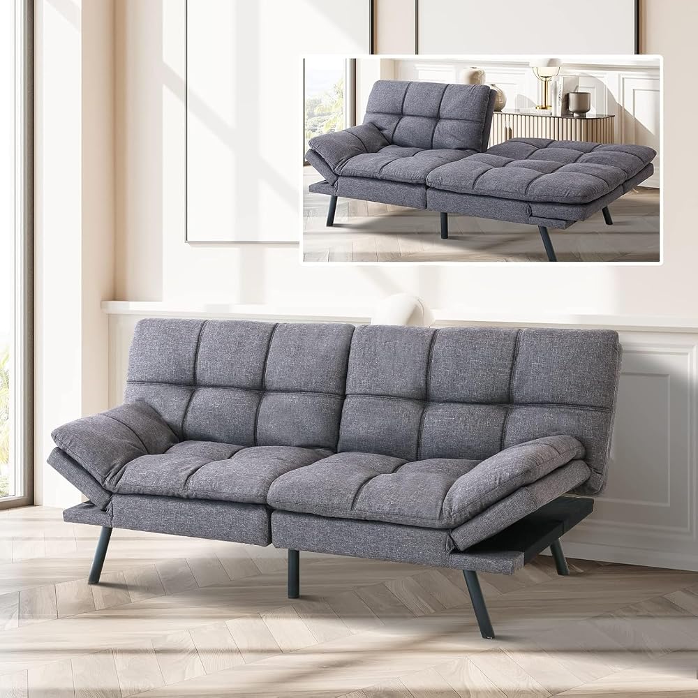 267 Sofabed, 267-grey, 33"D x 71"W x 31.5"H