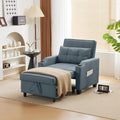 3-in-1 Convertible Sofa Bed, Recliner with Adjustable Backrest, USB Ports, Cup Holders for Small Spaces, Living Room