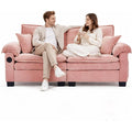 75 Inch Loveseat Sofa, Small Couches for Small Spaces (Pink)